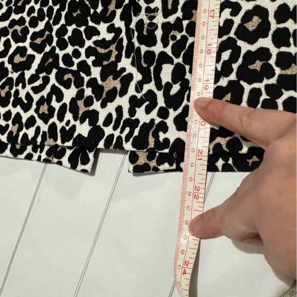 J Crew The Pencil Skirt Leopard‎ Cheetah Animal Print Skirt Women’s Size 0 - Picture 5 of 5